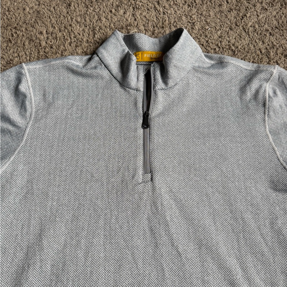Field Day Q-Zip Pullover Sweatshirt XXL Gray Minikahda Club Minnesota 1898